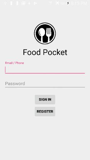 Food Pocket Screenshot 0
