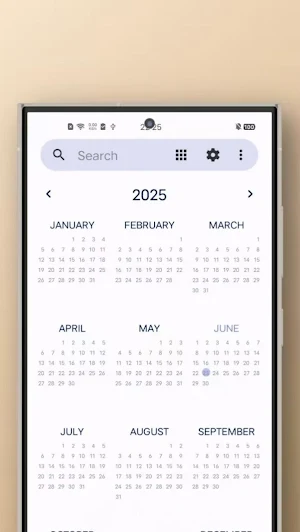 Calendar Screenshot 2