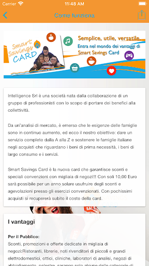 Smart Savings Card Screenshot 1