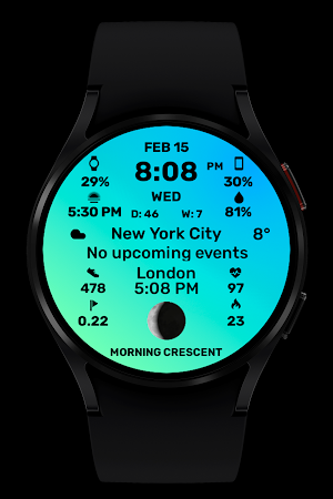 SuperGradient Watch Face Screenshot 1