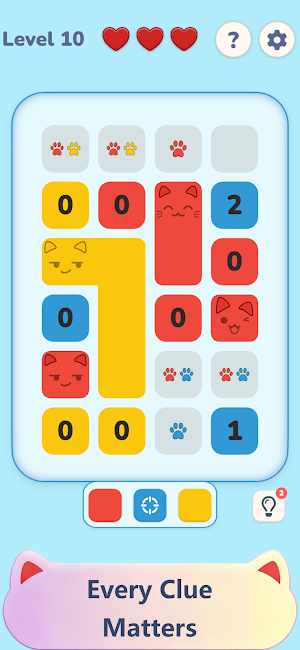 Meowsweeper - logic Puzzle Screenshot 1