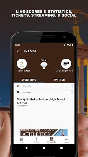 JCA Athletics Screenshot 2