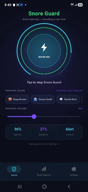 SnoreGuard AI: Sleep Better Screenshot 0