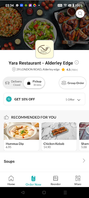 Yara Restaurant Alderley Edge Screenshot 2