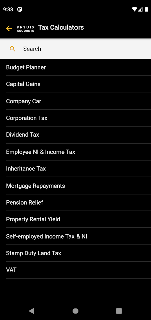 Prydis Accounts Screenshot 2