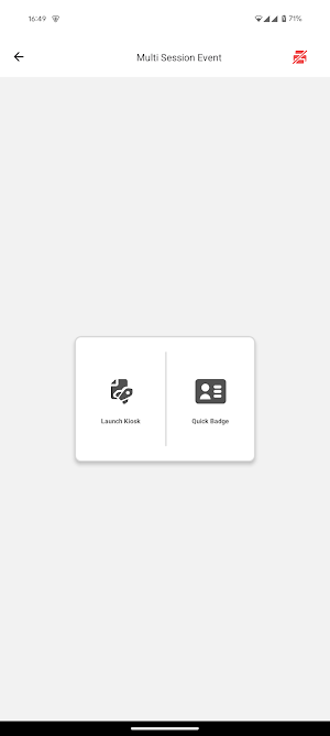 Eventsquid Zebra Badge App Screenshot 0