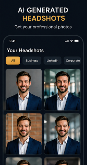 Profile Bakery: AI Headshot Screenshot 1