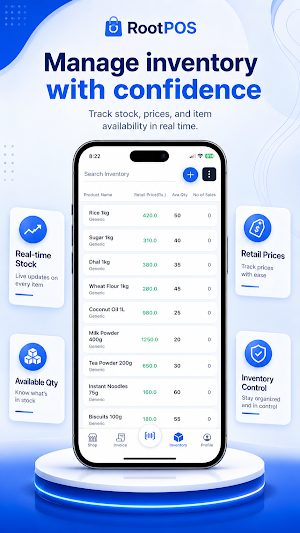 Root Pos -Mobile POS & Billing Screenshot 2