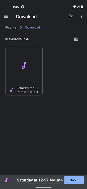 Save on Device Screenshot 1