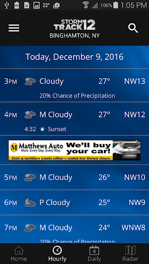 WBNG Storm Track 12 Screenshot 2