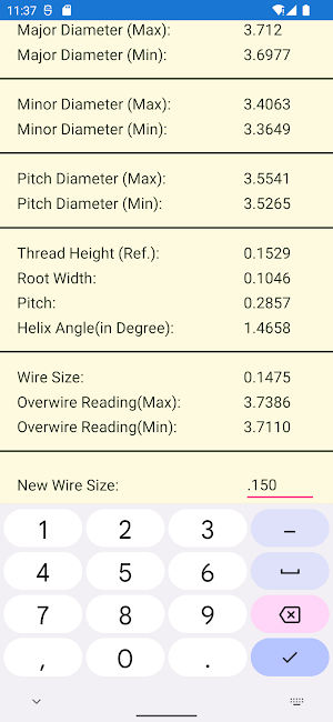 Stub Acme Buttress Threads Screenshot 1