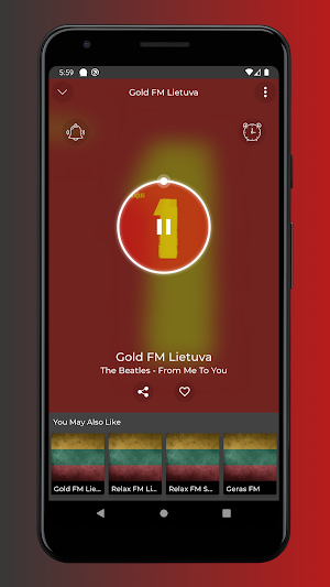 Gold FM Lietuva Radio App Screenshot 1
