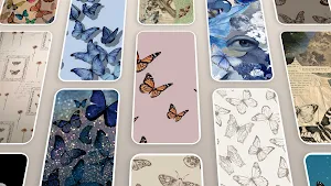 Vintage Butterfly Wallpaper Screenshot 0