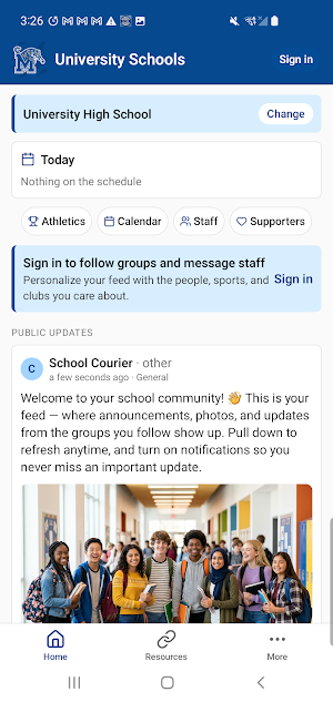 University Schools Screenshot 1