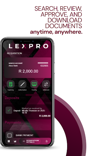 Lexpro Payments Screenshot 3
