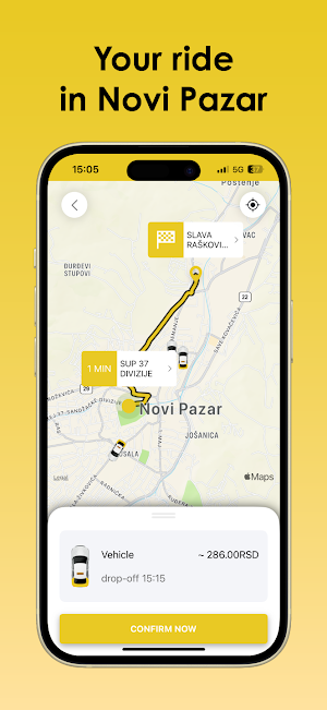 Alfa Taxi Novi Pazar Screenshot 2