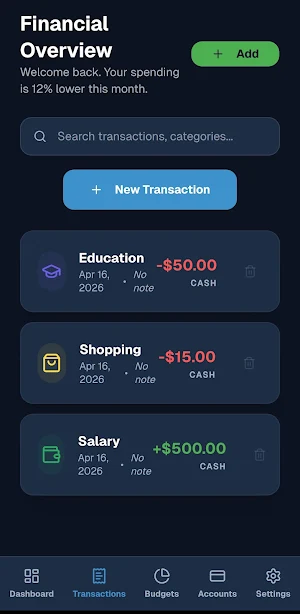 SpendWise – Expense Tracker Screenshot 1
