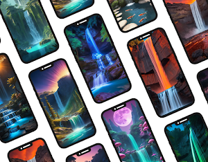Waterfall Wallpaper-Background Screenshot 0
