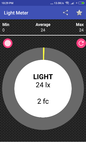 Light Meter Screenshot 0