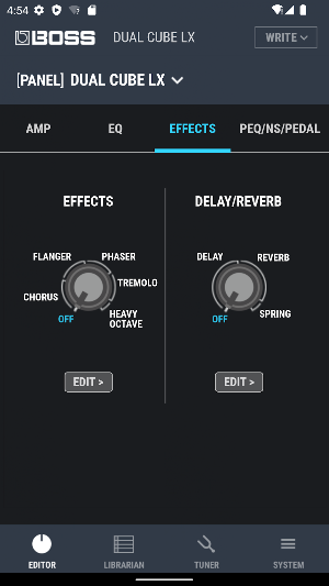DUAL CUBE LX EDITOR Screenshot 1