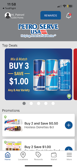 Petro Serve USA Rewards Screenshot 0