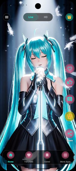 Miku Wallpapers Live: Anime 4K Screenshot 3