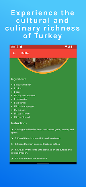 Turkish Recipes Screenshot 3