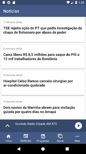 Rádio Cidade 870 Screenshot 2