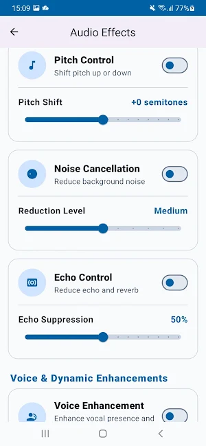 Bluetooth Speaker Mic Screenshot 2