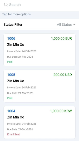 Nebwin Invoice Screenshot 3