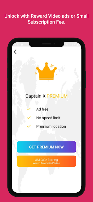 Captain X: Premium VPN Service Screenshot 3