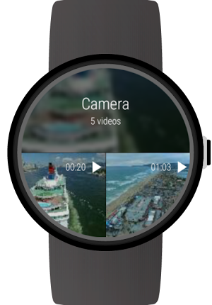 Video Gallery for Wear OS (Android Wear) Screenshot 3