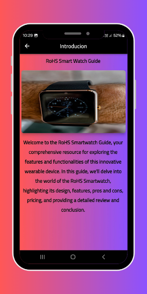 RoHS Smart Watch Guide Screenshot 0
