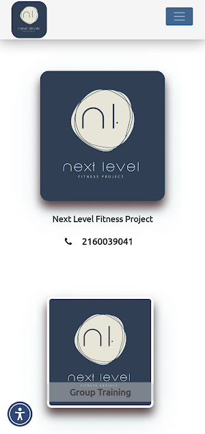 Next Level Fitness Project Screenshot 0