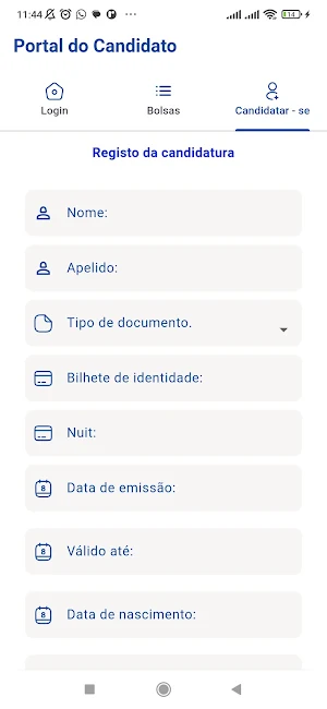 Portal do Candidato-IBE IP Screenshot 0