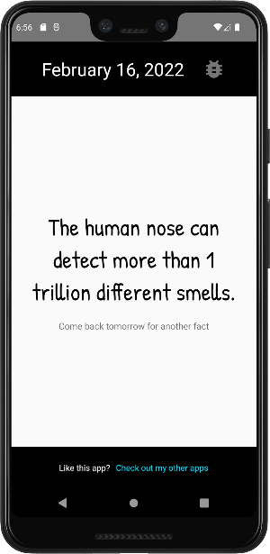 Daily Random Facts - Know More Screenshot 3