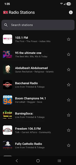 TTLive Radio Screenshot 1
