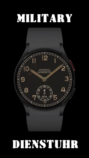 Military Watch Face 08 Screenshot 2