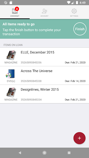 Harvard Library Checkout Screenshot 2