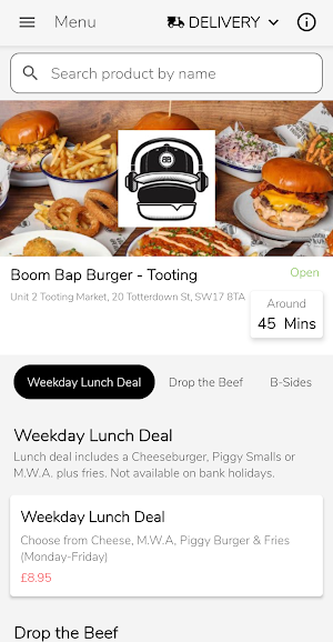 Boom Bap Burger - Tooting Screenshot 0