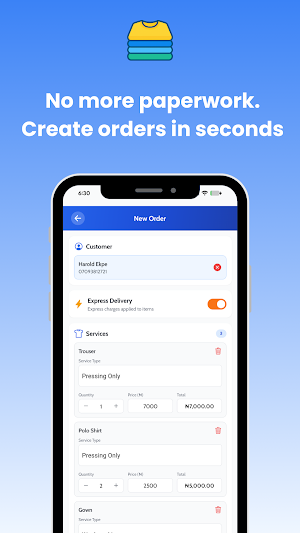FoldForge – Smart Laundry App Screenshot 3