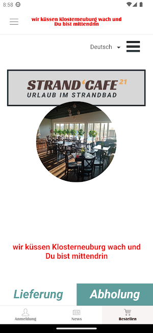 Strandcafé 21 Screenshot 2