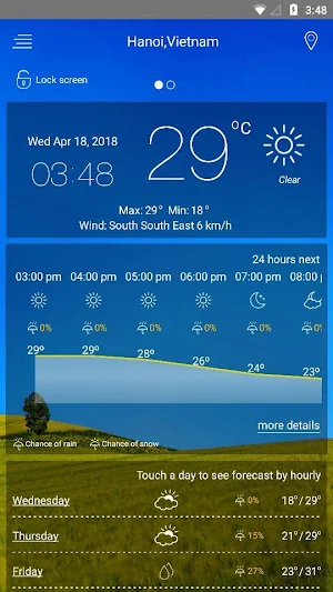 weather forecast Screenshot 0