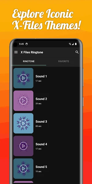 X Files Ringtone: Iconic Sound Screenshot 1