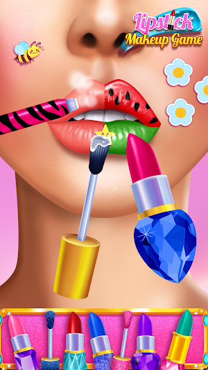 Lip Art - Lipstick Makeup ASMR Screenshot 0