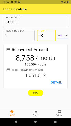 Loan Calculator screenshot 1