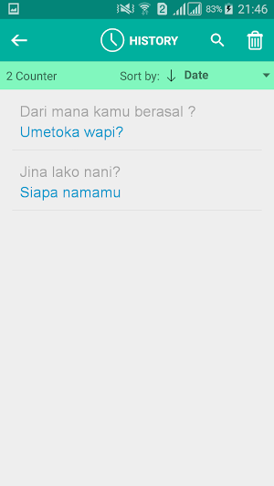 Swahili Indonesian Translator Screenshot 3