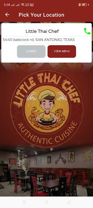Little Thai Chef Screenshot 1