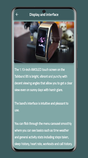 Huawei Talkband B5 Guide Screenshot 1