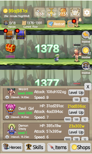Idle Tower:Endless Heroes Screenshot 2